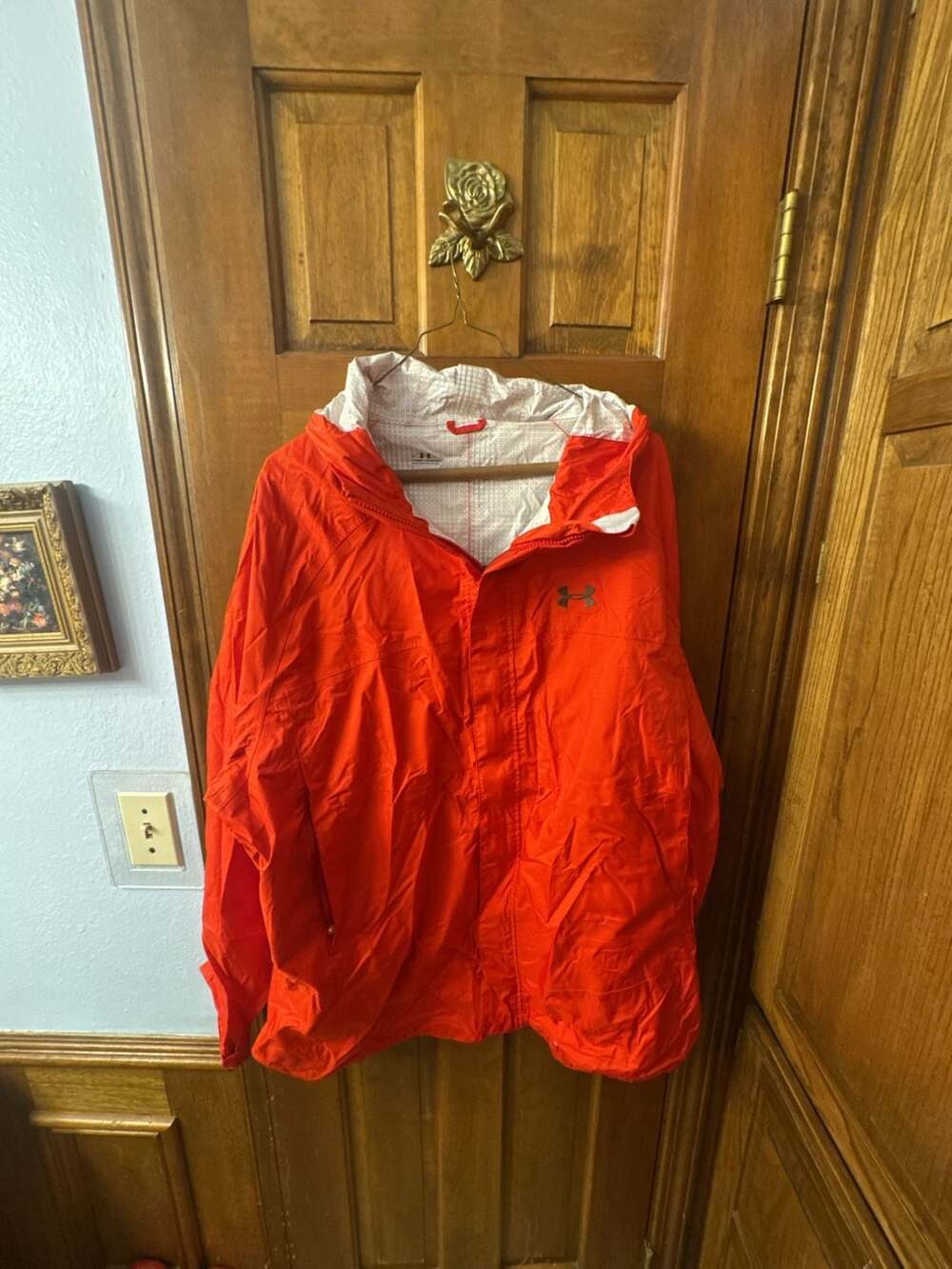 Under Armour Cloudstrike Shell Jacket Orange Men's XL